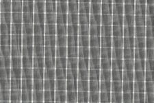 Grey with white checks - easy iron