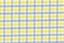 Light blue and yellow checks