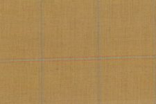 Tan self design with blue and red windowpane