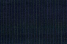 Dark grey with blue and white pinstripes