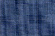 Blue checks with brown windowpane