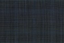 Dark grey check with blue windowpane
