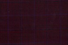 Burgundy with blue check