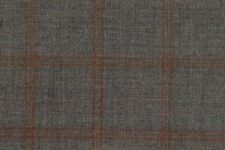 Brown grey with brown check