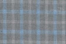 Light grey with blue windowpane