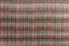 Beige houndstooth with red windowpane