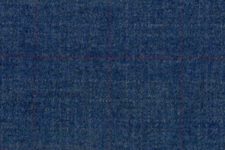 Medium blue with red windowpane