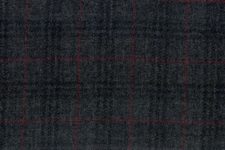 Grey check with red windowpane
