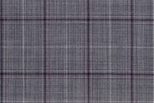Light grey with pink windowpane