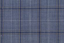 Blue grey with beige windowpane