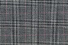 Light grey with pink check