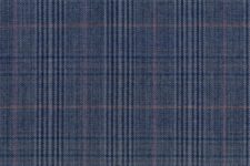 Blue grey with pink check