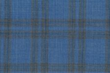 Light blue with tan windowpane
