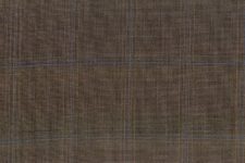 Light brown with brown and blue windowpanes
