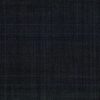Dark grey with blue check