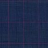 Blue with pink windowpane