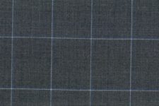 Medium grey with blue and white windowpane