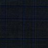 Dark grey with blue check