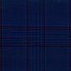 Blue with red check