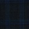 Dark grey with blue windowpane