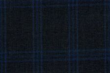Dark grey with blue windowpane