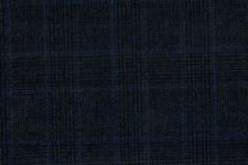 Dark grey with blue check
