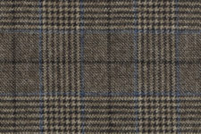 Light brown with blue check