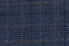 Light blue with tan check