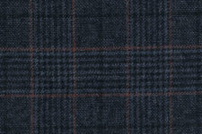 Blue grey with berry check