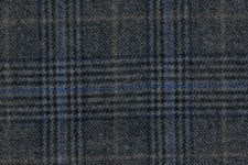 Grey with blue check