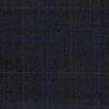 Medium grey with blue windowpane