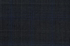 Medium grey with blue windowpane