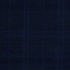 Navy with blue windowpane
