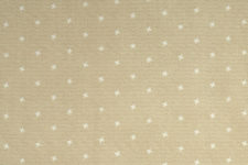 White stars on beige