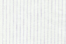 Lavender stripes on white - linen
