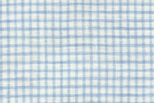 Light blue check - linen