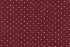 Gold dots on red