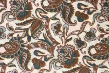 Brown bold paisley