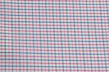 Pink and blue small checks