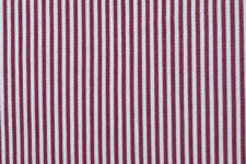 Red corded stripes