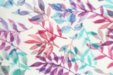 Multi coloured leaves
