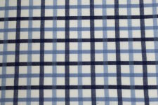 Blue and dark blue checks